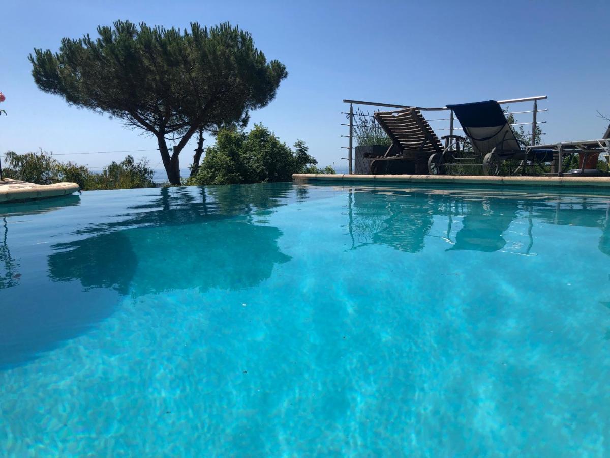 "Aux Balcons Du Riou" Avec Vue Mer 180 Degres Vence Εξωτερικό φωτογραφία